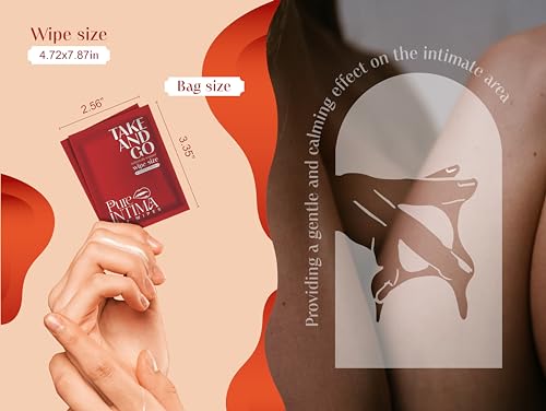 Feminine Wipes - Flushable Wet Wipes - Individually Wrapped 40 Units - pH Balanced- Alcohol-Free - AB Mystery