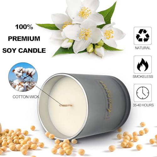 6 Pack Candles Clearance, Large Scented Candles, Candles for Home Scented, 35oz 250 Hour Long - AB Mystery