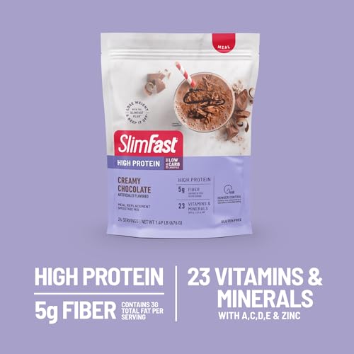 SlimFast High Protein Meal Replacement Powder, 26 Servings, Advanced Nutrition - AB Mystery