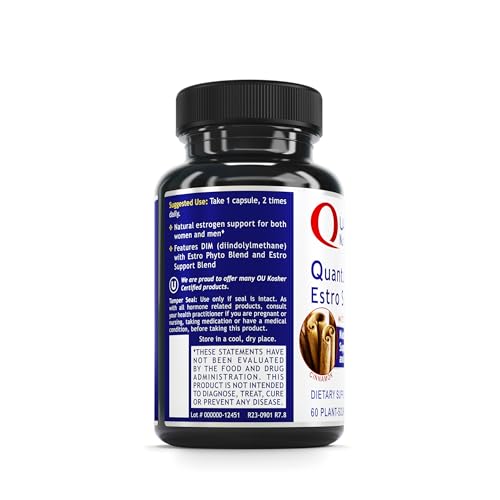 QNL Quantum Estro Support - Natural Hormone Supplement for Women & Men - Supports Men's & Women's - AB Mystery