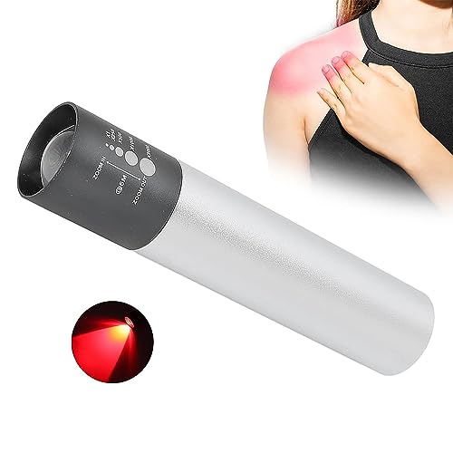 660nm Red Light Therapy Torch for Muscle Pain Relief, Handheld LED Infrared Light Therapy Device - AB Mystery