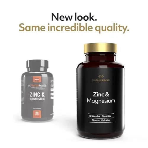 Protein Works - Zinc & Magnesium Supplement Tablets |Added Vitamin B6 | Combats Tiredness & Fatigue Protein Works