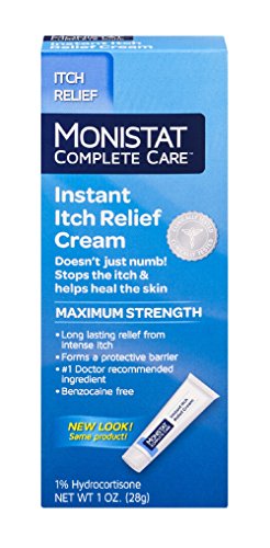 Monistat Care Instant Itch Relief Cream | Max Strength | Cools & Soothes | 1 OZ (Packaging May Vary)