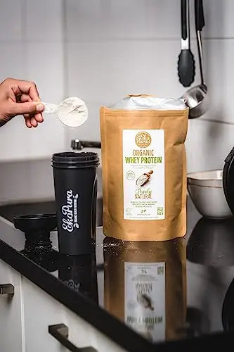 Ekopura Organic Whey Protein 500g | 80% Protein | Hormone Free, GMO-Free, Soy-Free, Additive Free Ekopura