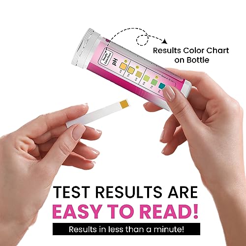 5-Minute Vaginal pH Test Kit for Women - 50 Premium-Quality Vaginal Heath pH Test Strips Included - AB Mystery