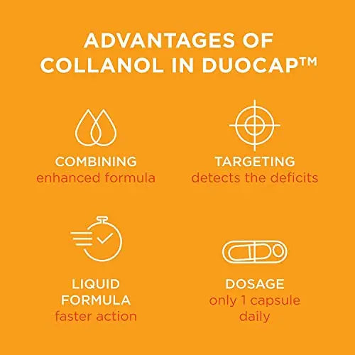Collanol - Innovation in The Care of Healthy Joints - Liquid Formula in a Double Capsule 3D Collagen - AB Mystery