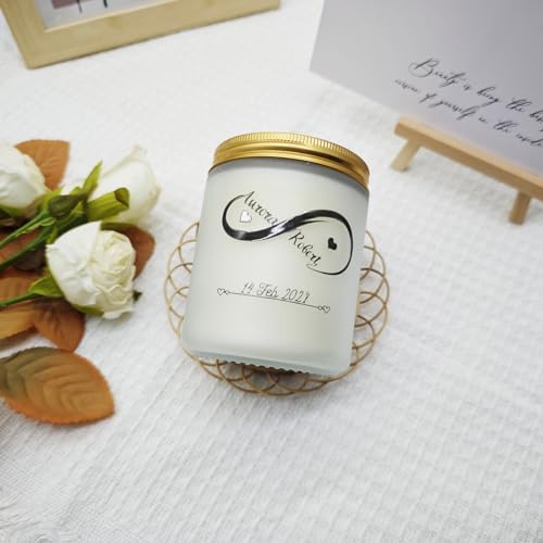 KKUUOO Valentine’s Day Scented Candle,Romantic Jar Candle Gift for Him Her,Valentine’s Day Gifts - AB Mystery