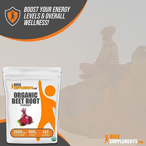 BULKSUPPLEMENTS.COM Organic Beet Root Powder - Beet Powder Organic, Beetroot - AB Mystery