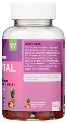 Suku Vitamins The Complete Prenatal Gummies Peach & Pineapple Flavour, Sugar Free, 60 Pieces SUKU Vitamins