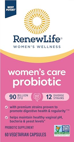 Renew Life Women's Probiotic Capsules, Supports pH Balance for Women, Vaginal - AB Mystery