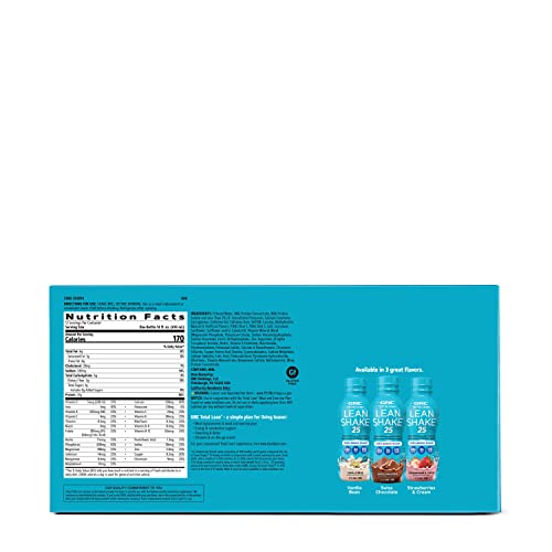 GNC Total Lean Lean Shake 25 - Strawberries and Cream - 12 Bottles - AB Mystery