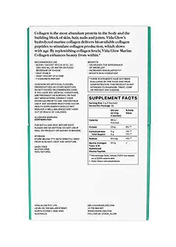 Vida Glow Marine Collagen Powder Sachets Original - AB Mystery