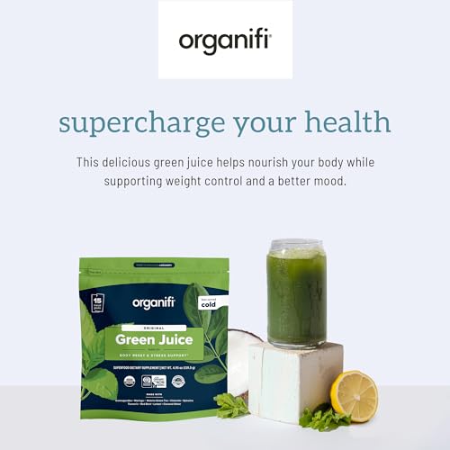 Organifi: GO Packs - Green Juice - Organic Superfood Supplement Powder - 15 Servings - AB Mystery