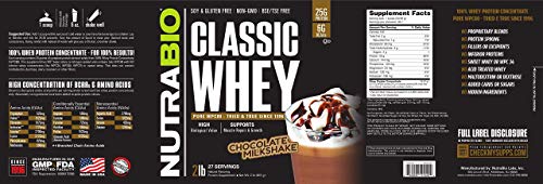 NutraBio Classic Whey Protein Powder- 25G of Protein Per Scoop - No Fillers, Artificial - AB Mystery