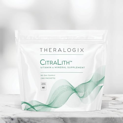 Theralogix CitraLith Vitamin & Mineral Supplement - 90-Day Supply - Kidney Health - AB Mystery