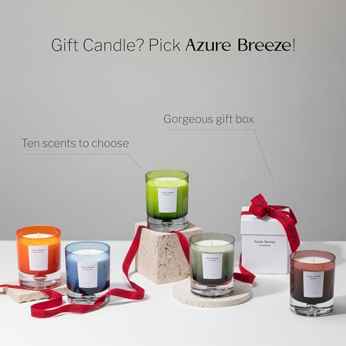 Pumpkin Scented Candles for Home - 12 oz, 70 Hours Burning - Natural Essential Oils & Soy Wax - AB Mystery