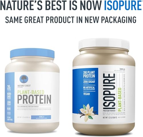 Isopure Vanilla Vegan Protein Powder, with Monk Fruit Sweetener & Amino Acids, Post Work - AB Mystery