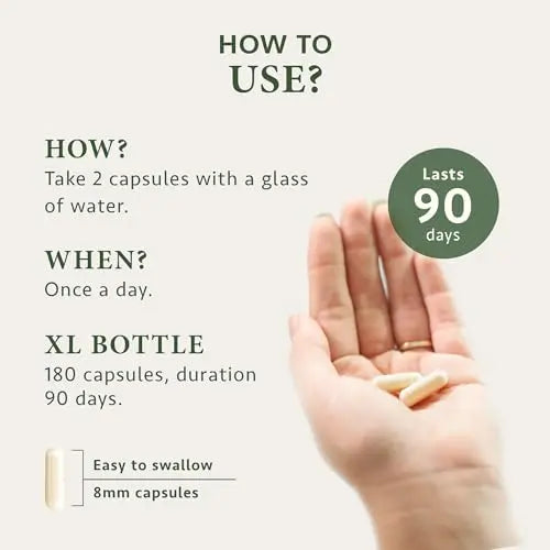 Collagen Capsules 820mg - 180 High Strength Capsules (3 Months Supply) SatinNaturel