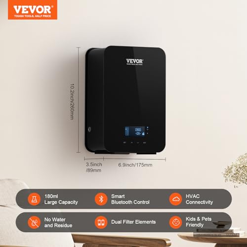 VEVOR Upgrade HVAC Scent Diffuser, Smart Scent Air Machine for Home, 180ML with Cold Air Technology - AB Mystery