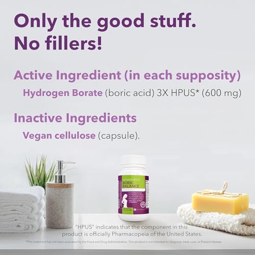 Intimate Rose Boric Acid Suppositories and pH Test Strips for Women (50 Strips) Bundle. - AB Mystery