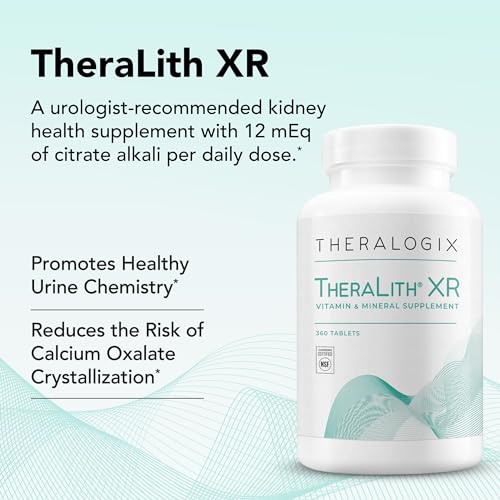 TheraLith XR Calcium Oxalate Reduction Supplement | Kidney & Urine Chemistry Health - AB Mystery
