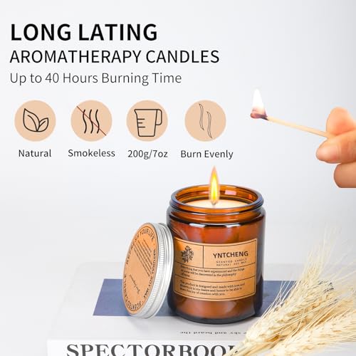 Scented Candles Gift,Aromatherapy Candles,Scented Candle Stress Relief and Relax for Home Bedroom Gift - AB Mystery