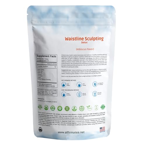 AffirmaTea Natural Detox Tea Blend - Laxative Free, Oolong Green Tea & Cinnamon - AB Mystery