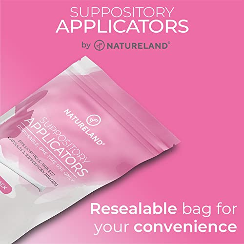 Natureland [20/40 Pack Vaginal Suppository Applicators for Women,Soft Tip Auxiliary Tool for Pills - AB Mystery