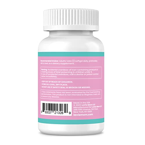 LaVie Prenatal Vitamins with Ginger, DHA, Folic Acid, & Iron - Pregnancy Must Haves for Baby's LaVie
