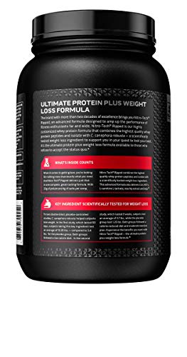 Protein Powder for Weight Loss - MuscleTech Nitro-Tech Ripped - Whey Protein Powder - AB Mystery