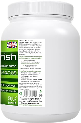 Specialist Supplements HempNourish Protein Powder 500g Specialist Supplements