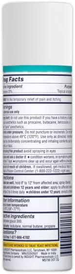 Monistat Instant Itch Relief Spray for Women, Maximum Strength Feminine Itch Care, 2 oz (Pack of 2) - AB Mystery