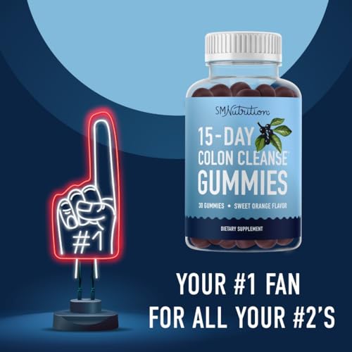 15 Day Colon Cleanse & Detox Gummies | Occasional Constipation & Bloating Relief - AB Mystery