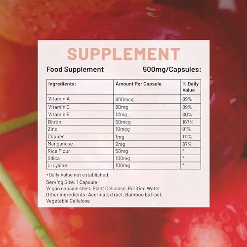 Vegan Collagen Supplement for Skin, Hair, Nails, Joints & Bones with Vegan Vitality