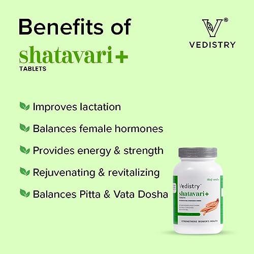 OTAA Vedistry Shatavari + with Piperine for Better Absorption | Balance Female Hormones - AB Mystery