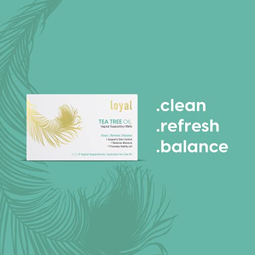 Loyal Tea Tree Oil - Suppository Melts - Supports Odor Control - Soothes Discomfort - Promotes Healthy pH - AB Mystery