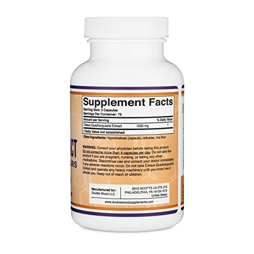 Cissus Quadrangularis Super Extract, 150 Capsules, Manufactured in The USA, Dietary - AB Mystery