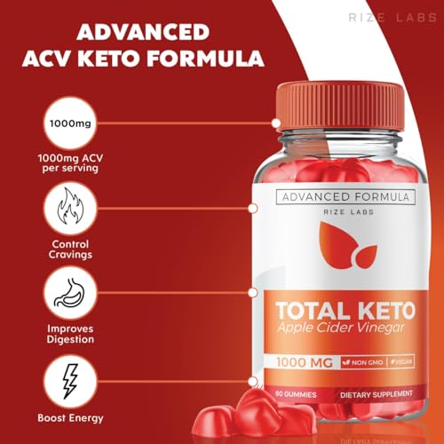 (2 Pack) Total Keto Gummies, Total Keto for Advanced Weight Loss, Total Keto Supplement