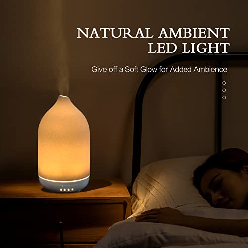 ZEIGGA LAB Essential Oil Diffusers, Aromatherapy Diffuser for Essential Oils, 100ml Ceramic Oil Diffusers - AB Mystery