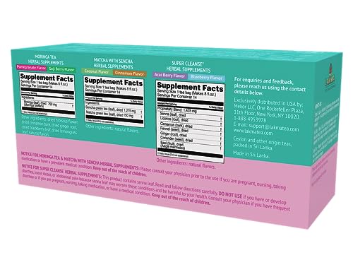 Lakma 14 Day Cleanse Kit Green Tea - 42 Tea Bags - AB Mystery