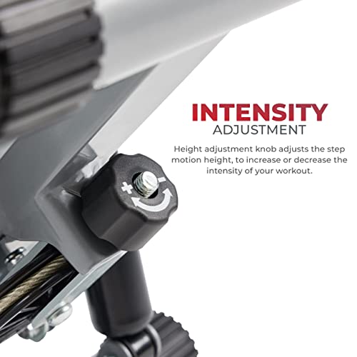 Sunny Health & Fitness Mini Stepper for Exercise Low-Impact Stair Step Cardio Equipment - AB Mystery