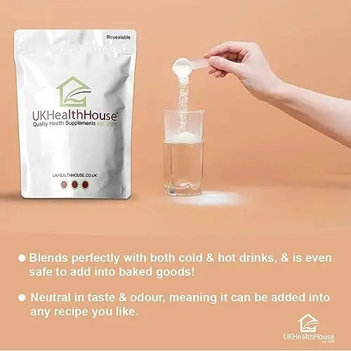250g UKHealthHouse Collagen Powder, Bovine Collagen Peptides Powder - AB Mystery