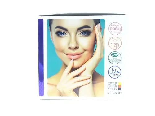 Sunberg Collagen Liquid Shots - 10000mg Collagen Supplement Type I,II,III Hyaluronic Acid - AB Mystery