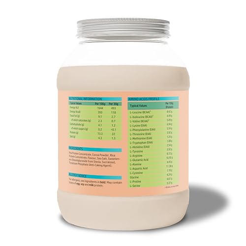 NutriVolv Vegan Plant Based Protein Powder | Milk Chocolate Flavour 900g | Pea & Rice Protein Blend NutriVolv