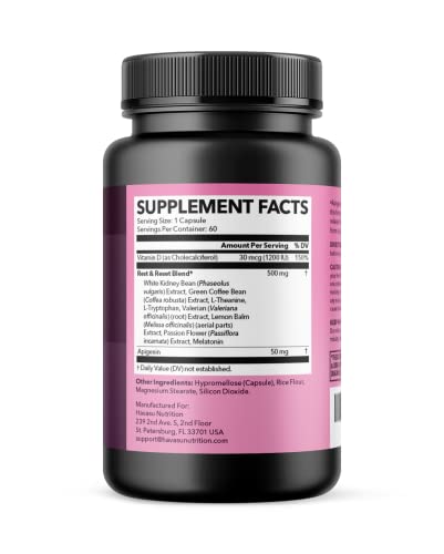 Night Time Fat Burner for Women | Weight Loss and Sleep Support Blend With Apigenin - AB Mystery
