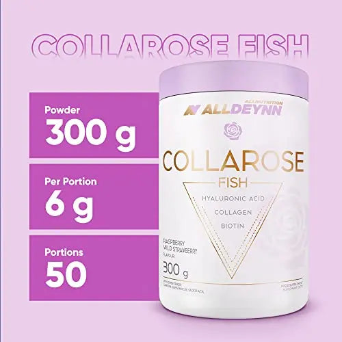 ALLDEYNN Collarose Fish Collagen Powder - Fish Collagen Hydrolysate with Hyaluronic Acid - AB Mystery