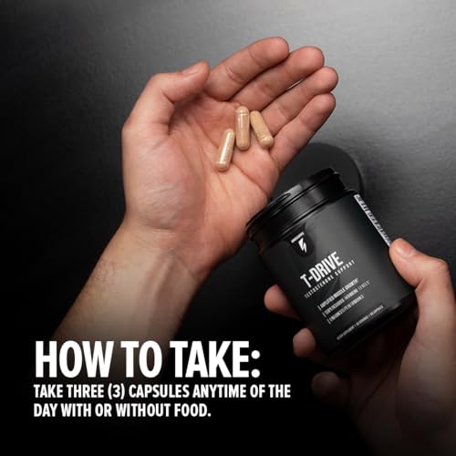 InnoSupps : T-Drive | Testosterone Booster | Amplify Muscle Growth | KSM-66 Ashwagand - AB Mystery