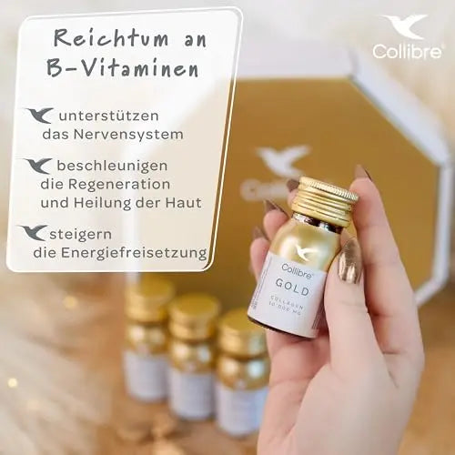 Collibre® Collagen Gold 10000mg 15 x 30ml Strong Liquid Drink - AB Mystery