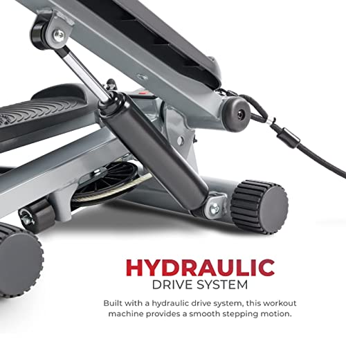 Sunny Health & Fitness Mini Stepper for Exercise Low-Impact Stair Step Cardio Equipment - AB Mystery