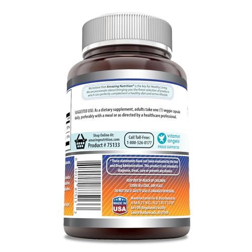 Amazing Formulas Vitamin D3 5000 IU with Vitamin K2 100 Mcg| 250 Veggie Capsules - AB Mystery
